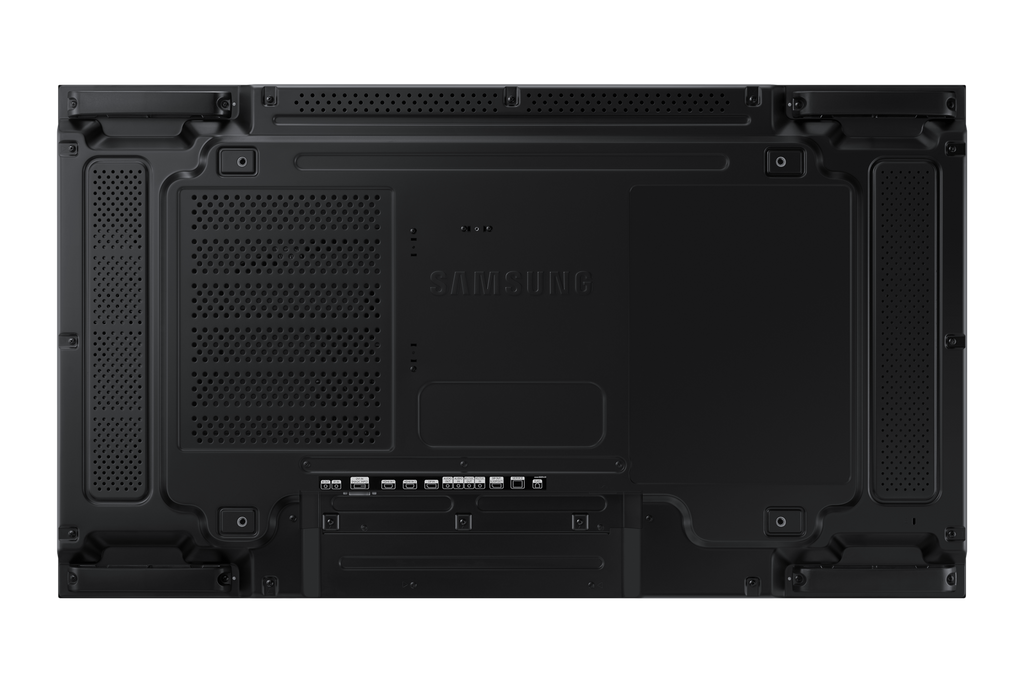 Samsung VM55B-U 55-inch video wall display, rear with HDMI, DisplayPort loop-out, DVI, RS232C and RJ45 ports